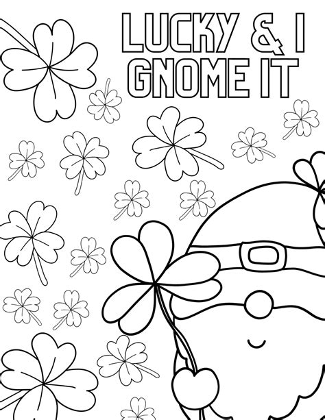 printable st patricks day coloring pages  kids  adults