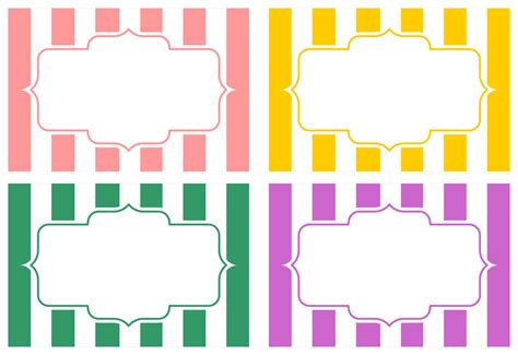 classroom labels template  printable templates