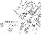 Lineart Kagamine Len Kailali sketch template