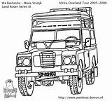 Rover Defender Landrover Santana Dibujillos Kleurplaten Rawa Tapak Rovers sketch template