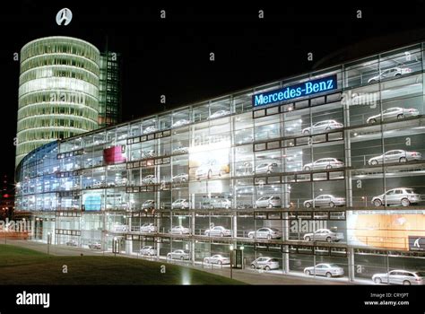 mercedes benz building munich bavaria germany  res stock photography  images alamy