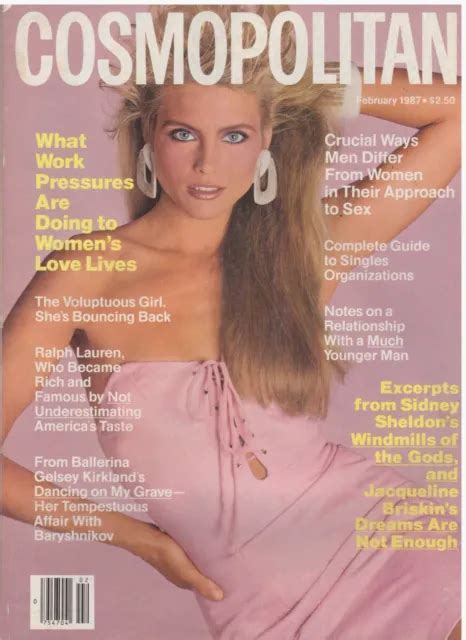 1987 cosmopolitan sexy vintage fashion magazine kim alexis barbara