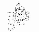 Peter Tinkerbell Pan Coloring Pages sketch template