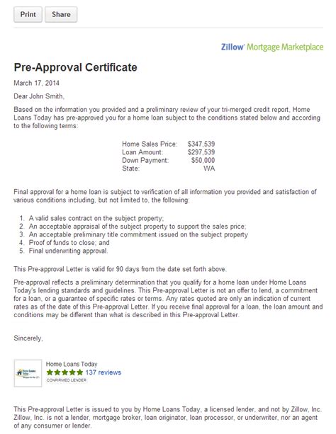 image result  sample mortgage pre approval letter preapproved