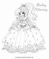Ever After High Coloring Pages Charming Darling Para Colorir Desenho Imprimir Bay Duchess Swan African Printable Barbie Darlings Star Template sketch template