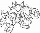 Coloring Bowser Pages Printable Kids Popular Print Color sketch template