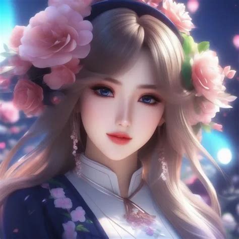 3d Anime Woman And Beautiful Pretty Art 4k Full Hd Openart
