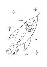 Rocket Coloring Astronaut Space Pages Boy Printable Flying Kids Ausmalbild Spaceships Sheets Drawing Ausmalbilder Zum Ausdrucken Preschool Book Rakete sketch template