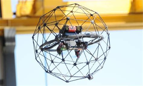 flyability elios drone mfe rentals  worlds  collision tolerant drone