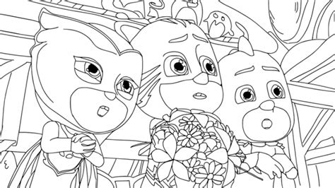 pj masks coloring pages  coloring pages  kids