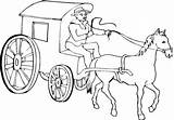 Coloring Pages Stagecoach Horse Drawing Drives Cab Cowboy Color Carriage Printable Colouring Online Getdrawings Kids Drawings Print Getcolorings Horses Coach sketch template