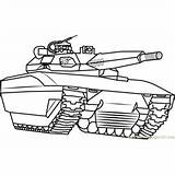 Tank Army Coloring Abrams M1 Pages Coloringpages101 Tanks sketch template