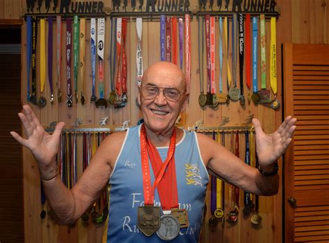 marathon runner 82 aiming for 100 medals