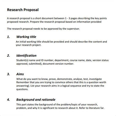 research proposal templates  pdfdoc