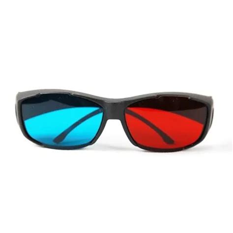 New Plastic Framed Dimensional Anaglyph 3d Vision Glasses Plasma Tv