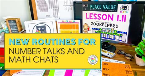 routines  number talks  math chats lucky  learners
