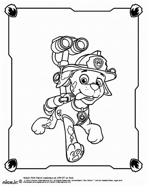 marshall paw patrol coloring pages puppy coloring pages paw patrol
