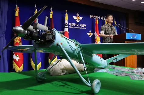 north korea  invading south  spy drones    crashing