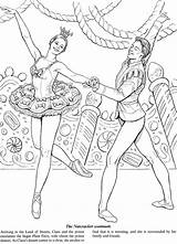Ballets Ballerina Dover Danse Nutcracker Ballerines Balletforadults Paper Doverpublications sketch template