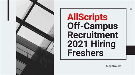 allscripts  campus recruitment  hiring freshers meganaukri