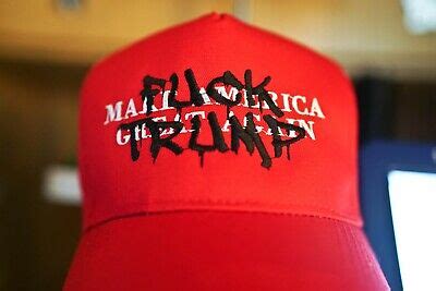 fuck trump tagged  maga trump anti fascist embroidered snapback hat ebay