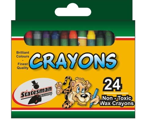 crayons  pack standard statesman stationery