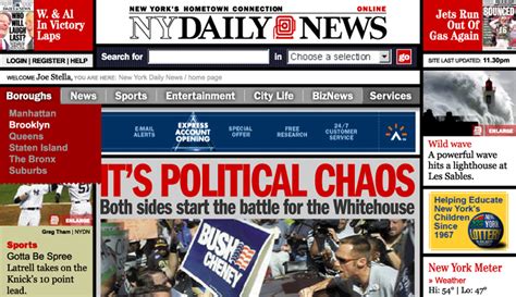 The New York Daily News Online « 418qe
