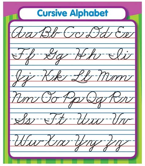 carson dellosa cursive alphabet sticker pack grade   cursive