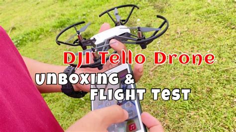 dji tello drone unboxing flight test bagong laruan  vlogging glennlakwatsero youtube