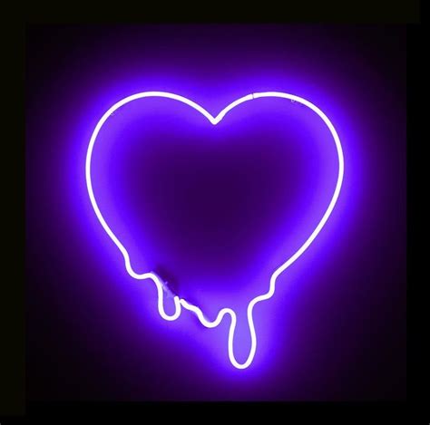 Neon Heart Neon Wallpaper Purple Wallpaper Purple Aesthetic