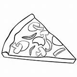 Pizza Coloring Pages Cheese Drawing Clipart Slice York Printable Whole Macaroni Getdrawings Print Food Hut Getcolorings Toddler Color Toppings Clipartmag sketch template