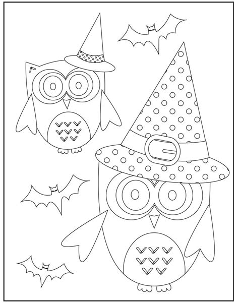 halloween printable  coloring pages