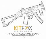 Kitfox Firearms sketch template
