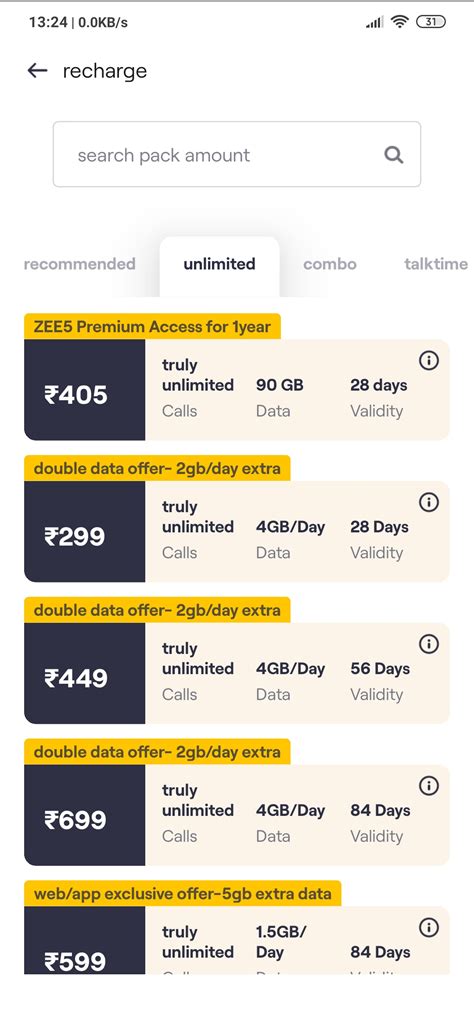 vodafone offers calls data validity price top vodafone offers