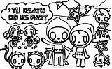 Tokidoki Coloring Pages Ciao Adios Skeletons Xcolorings 115k 1200px Resolution Info Type  Size Jpeg sketch template
