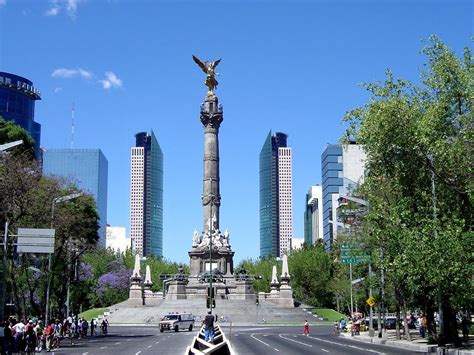 wallpapernarium fotografia de la estatua de la ciudad de mexico