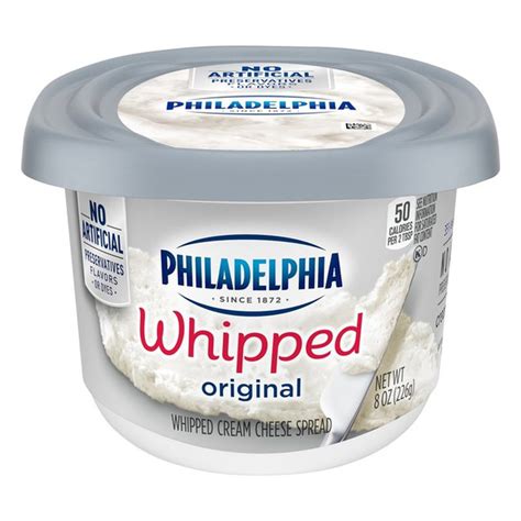 philadelphia plain whipped cream cheese 8 oz from h e b