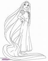 Tangled Rapunzel Disneyclips Flowing sketch template