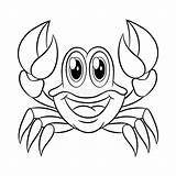 Crabe Crab sketch template