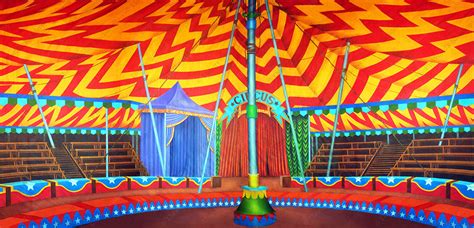 circus tent interior backdrop rentals theatreworld®