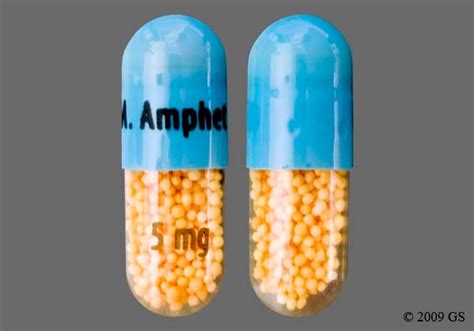 amphetamine salts oral capsule extended release 5mg drug