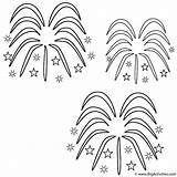 Fireworks Coloring Pages Year Years Printable Chinese Independence Firework Print Canada Colouring Kids Bigactivities Color Leap July Sheets Book Fireworks2 sketch template