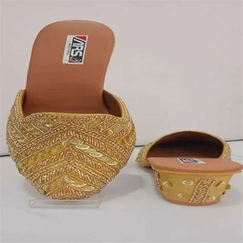 Sandle Party Wear Embroidered Wedge Heels Size 36 37 38 39 40 At Rs