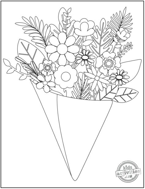 original pretty flower coloring pages  print starkidslearncom