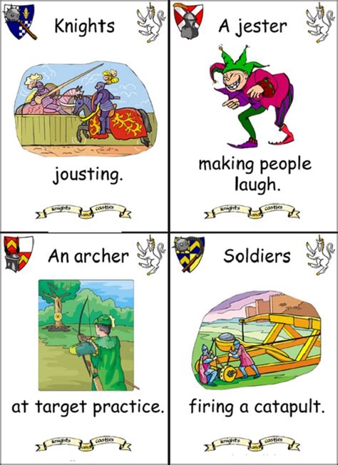 middle ages activities  kids printable worksheets activity shelter