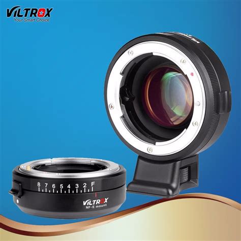 Viltrox Nf E Focal Reducer Speed Booster Lens Adapter Turbo Aperture