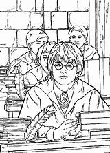 Potter Harry Coloring Pages Chamber Secrets Coloringpagesfun Printable sketch template