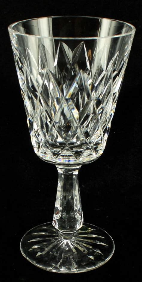 Vintage Waterford Kinsale Claret Wine Glass Glasses Hand