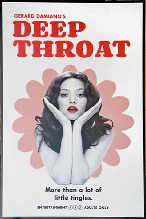 Lovelace Deep Throat Retro Poster Mit Amanda Seyfried