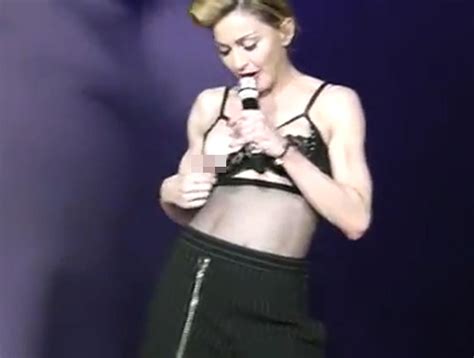 Madonna Flashes Rear During Concert In Rome Just Days